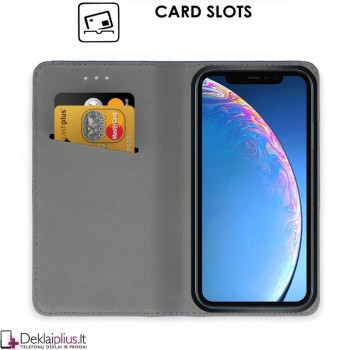 Telone dirbtinos odos atverčiamas dėklas - juodas (Apple Iphone 11) Telone dirbtinos odos atverčiamas dėklas - juodas (Apple Iphone 11)